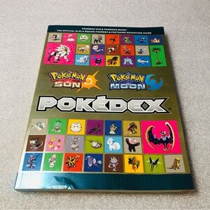 Pokemon Sun and Moon Pokedex & Post Game Adventure Guide W/out Poster